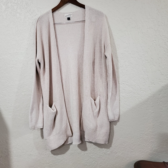 Universal Thread Sweaters - NWOT Universal Thread Long Knit Cream Cardigan Lg